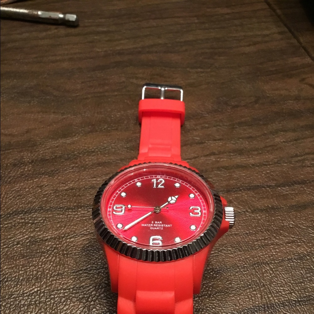 R. Schmidtmeister 5 Bar Quartz Red watch DIN8310 - Picture 3 of 7